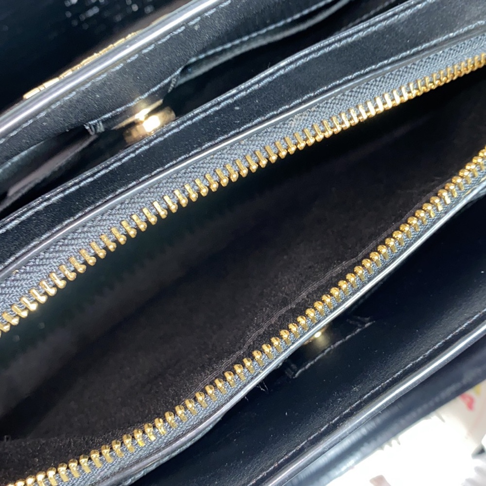 **SOLD** Lillie Carryall in signature canvas Gold brown black - Picture 10 of 14